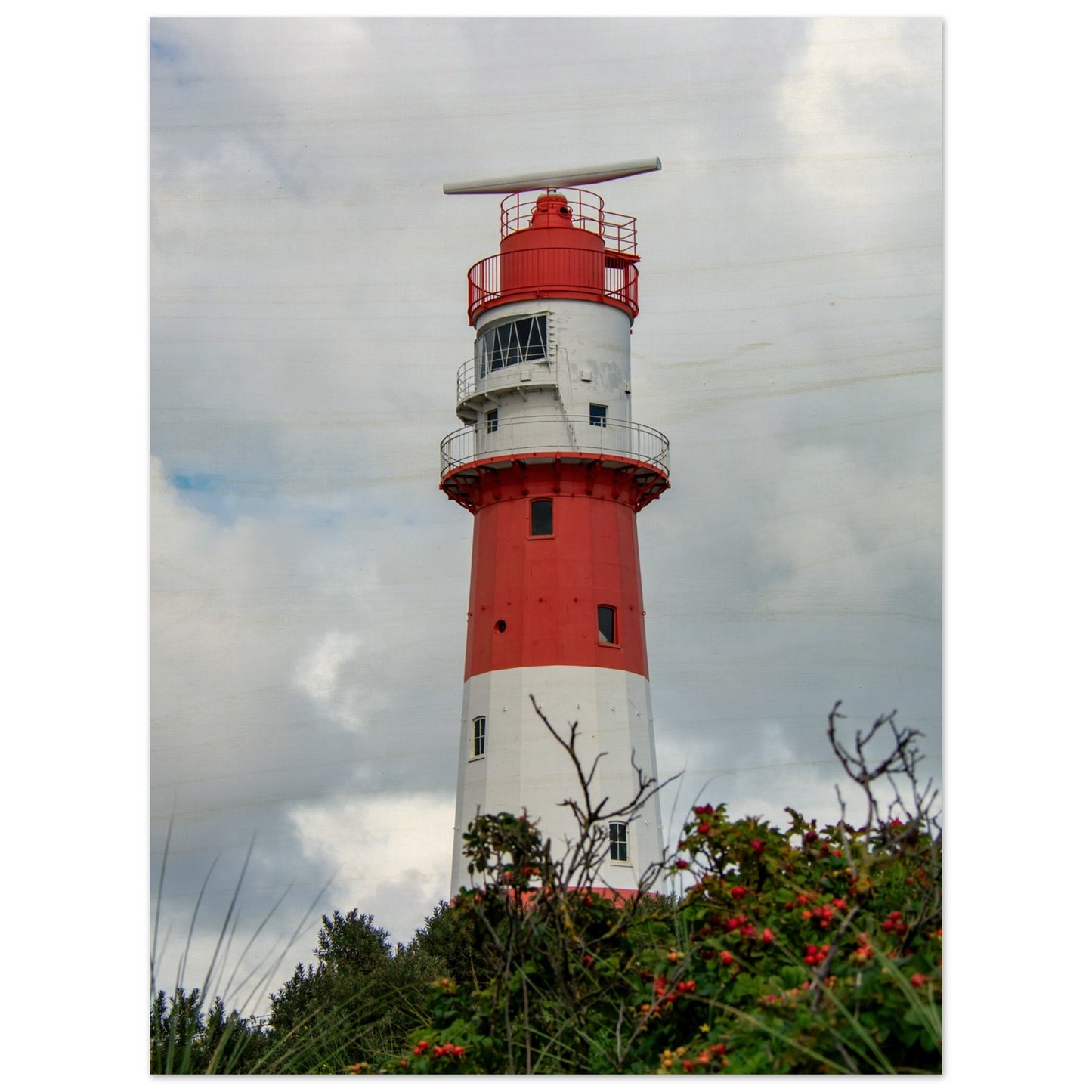 Holzdruck - Der elektrische Leuchtturm
