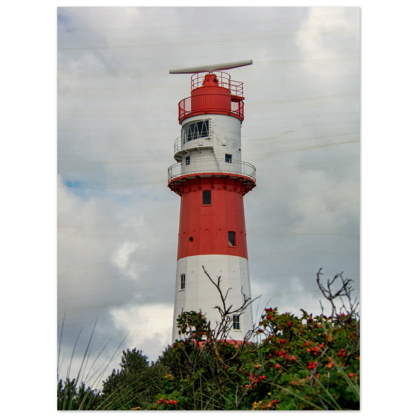 Holzdruck - Der elektrische Leuchtturm