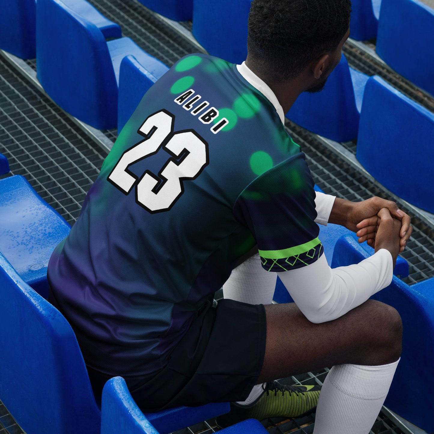 Recyceltes Unisex-Trikot mit Allover-Druck