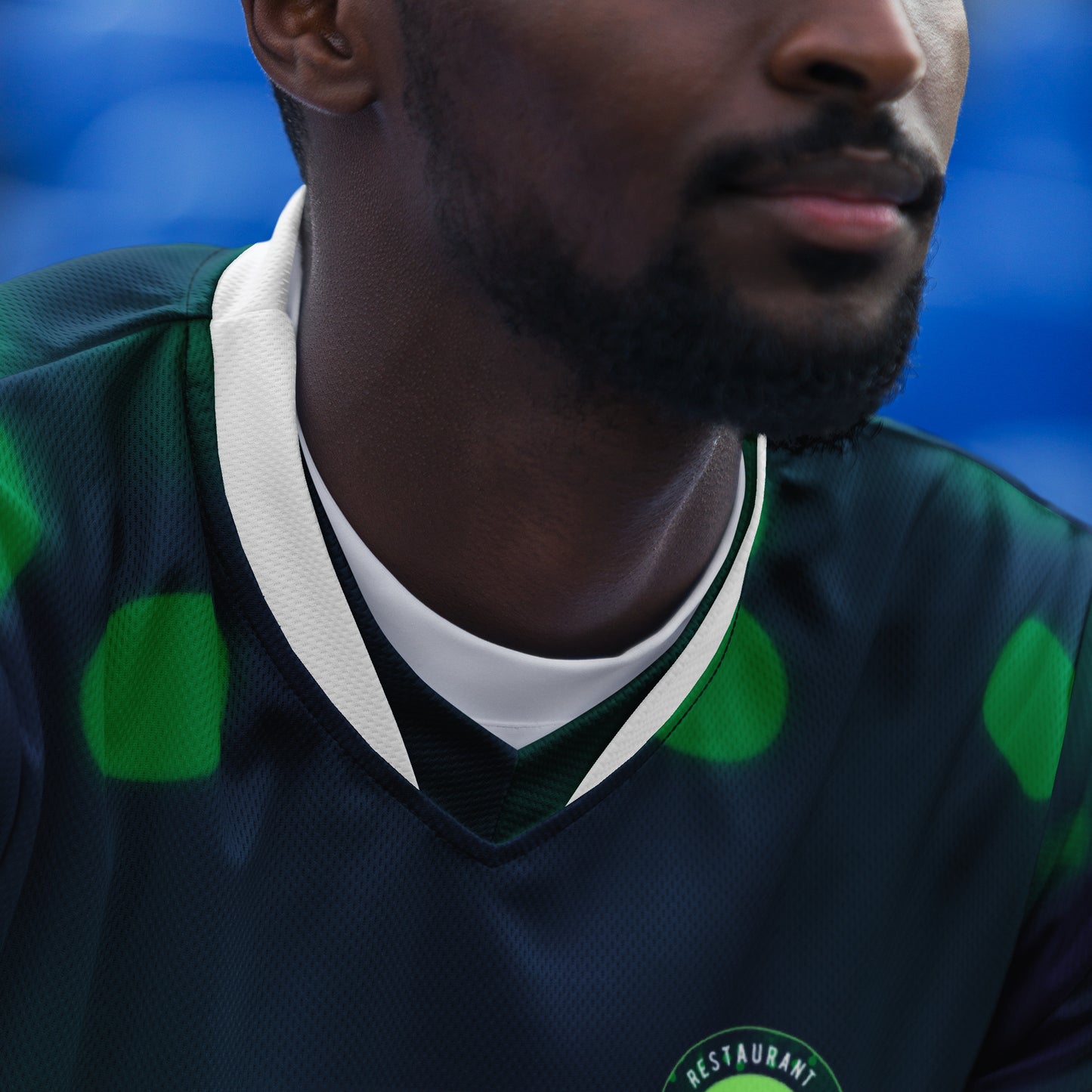 Recyceltes Unisex-Trikot mit Allover-Druck